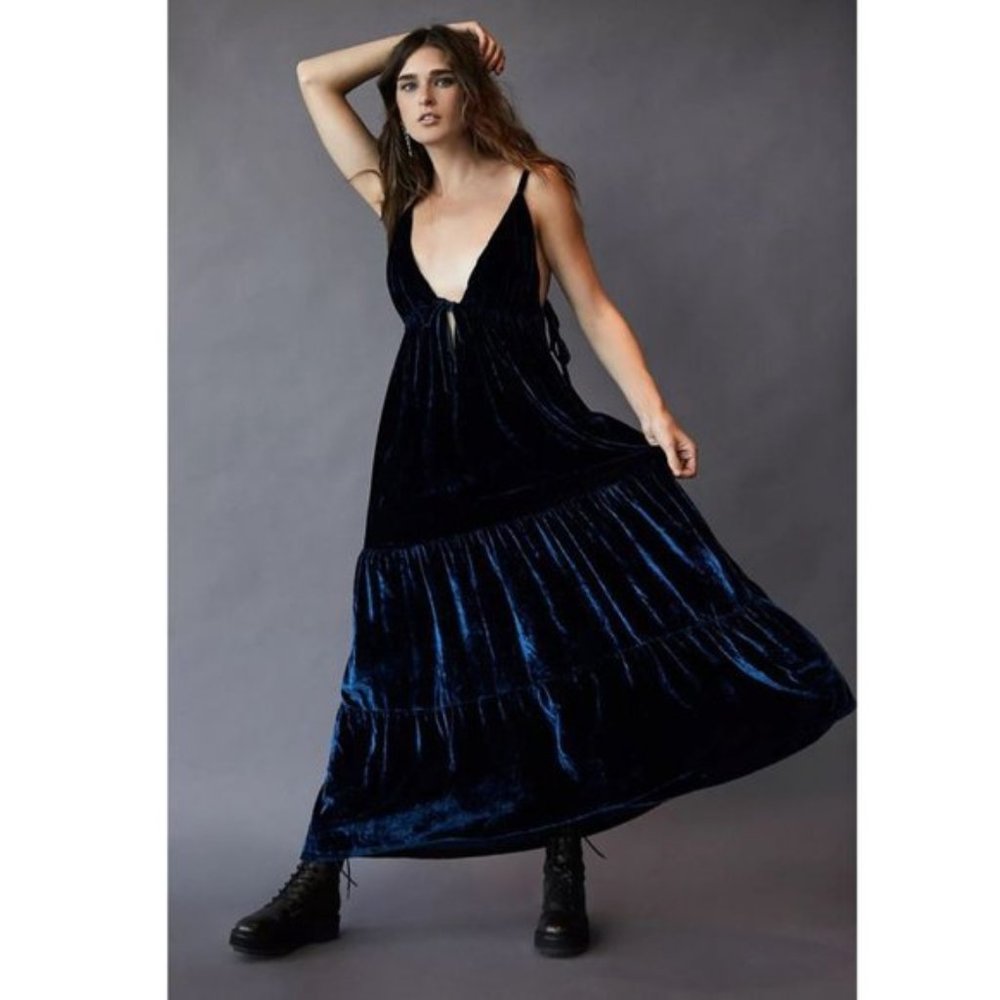 Free People Emilio Velvet Maxi Dress by Ketevanna